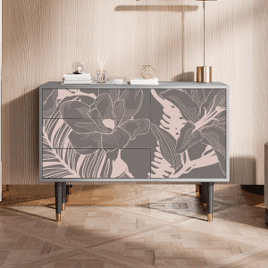 Sideboard - STORYZ - S3 Issabelline Flower - Grey