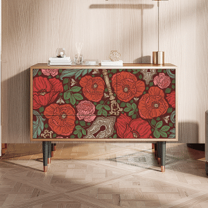 Sideboard - STORYZ - S3 Poppy Garden - Walnut