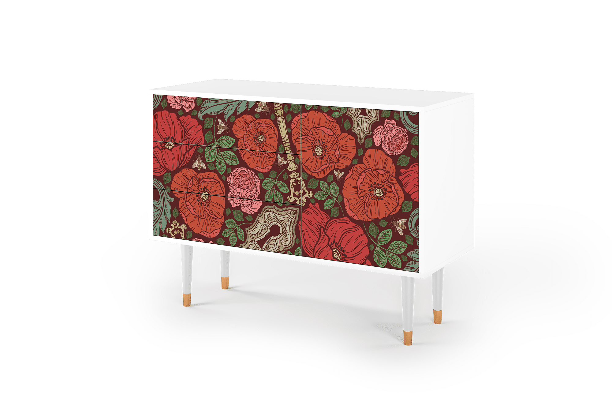 S3_74_006 Sideboard - STORYZ - S3 Poppy Garden - White
