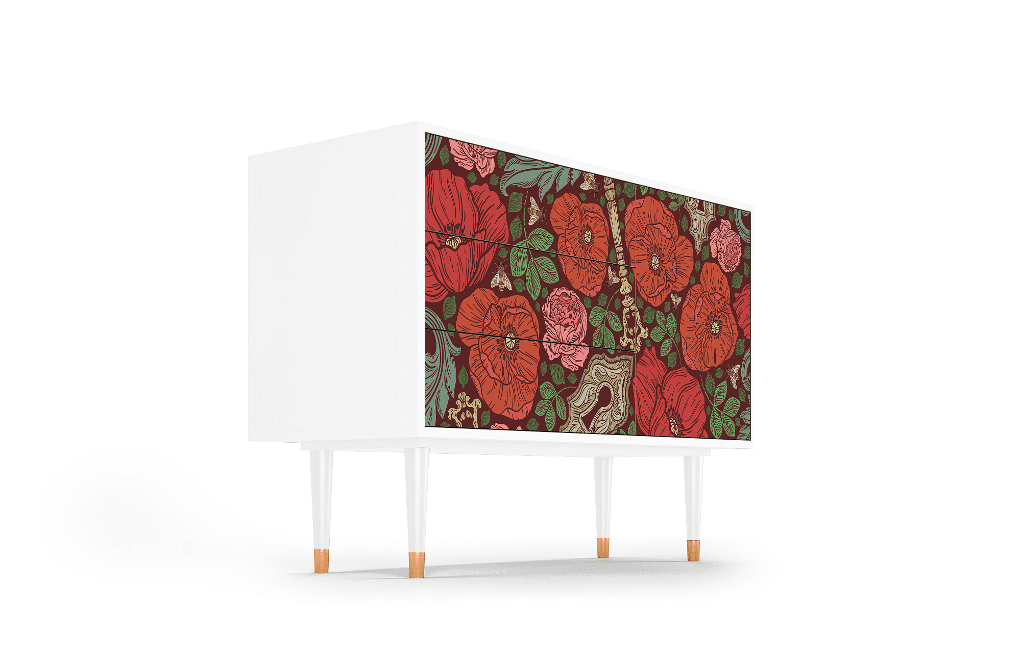 Sideboard – STORYZ – S3 Poppy Garden – White Sideboard - STORYZ - S3 Poppy Garden - White