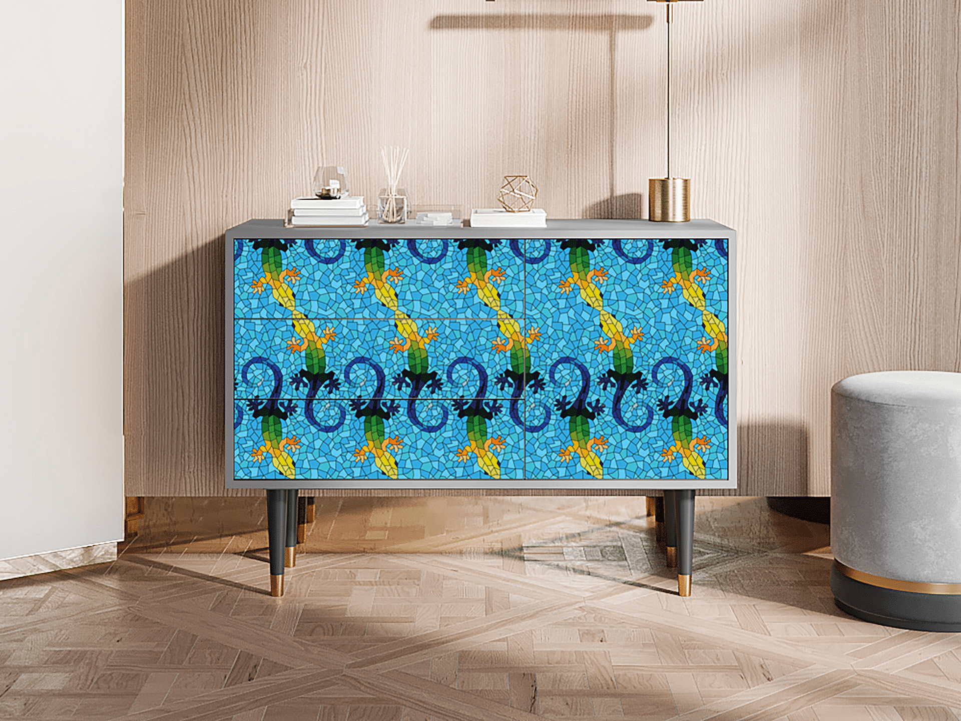 Sideboard - STORYZ - S3 Gaudi's Lizard - Grey Sideboard - STORYZ - S3 Gaudi's Lizard - Grey