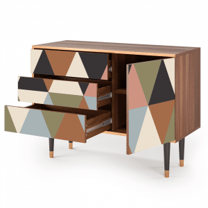 Sideboard - STORYZ - S3 Royal Triangles - Walnut