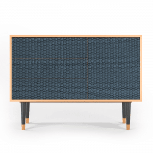 Sideboard - STORYZ - S3 Knitted Pattern - Walnut