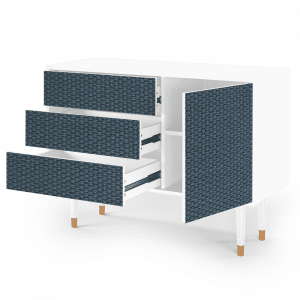 Sideboard - STORYZ - S3 Knitted Pattern - White