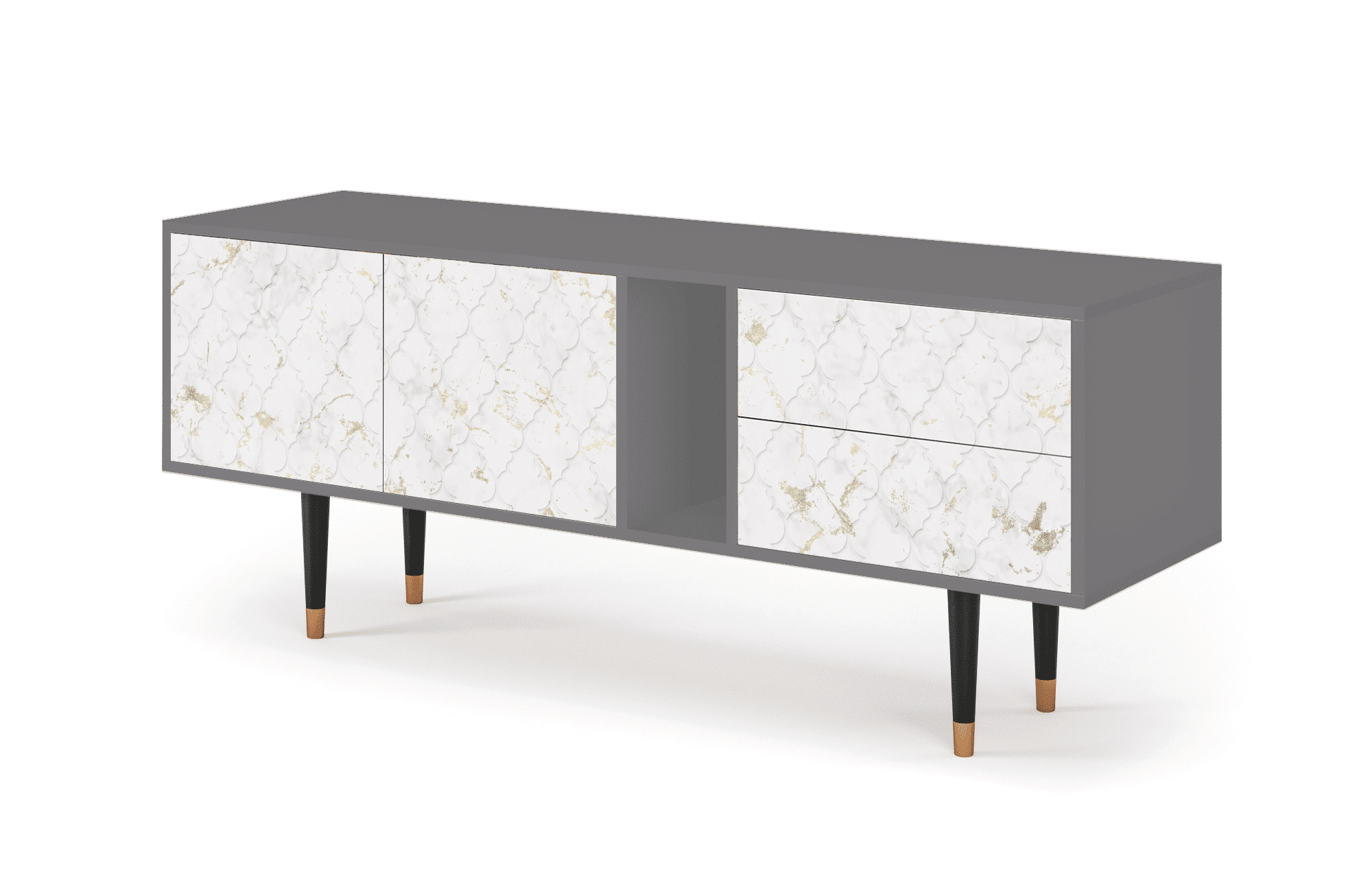 T1_100_002 Sideboard - STORYZ - T1 Sweet Cotton - Grey