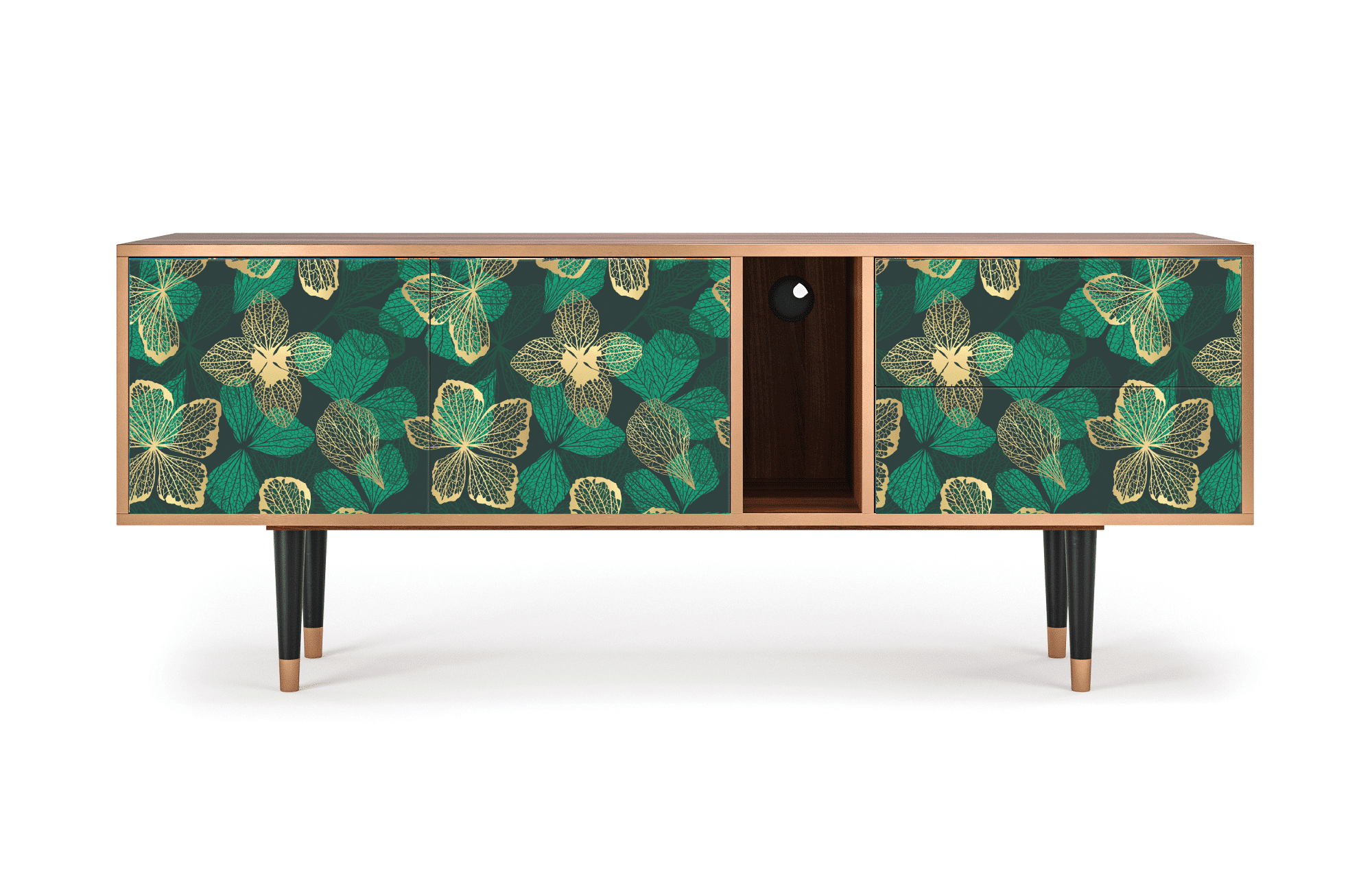 Sideboard – STORYZ – T1 Green Flower – Walnut Sideboard - STORYZ - T1 Green Flower - Walnut