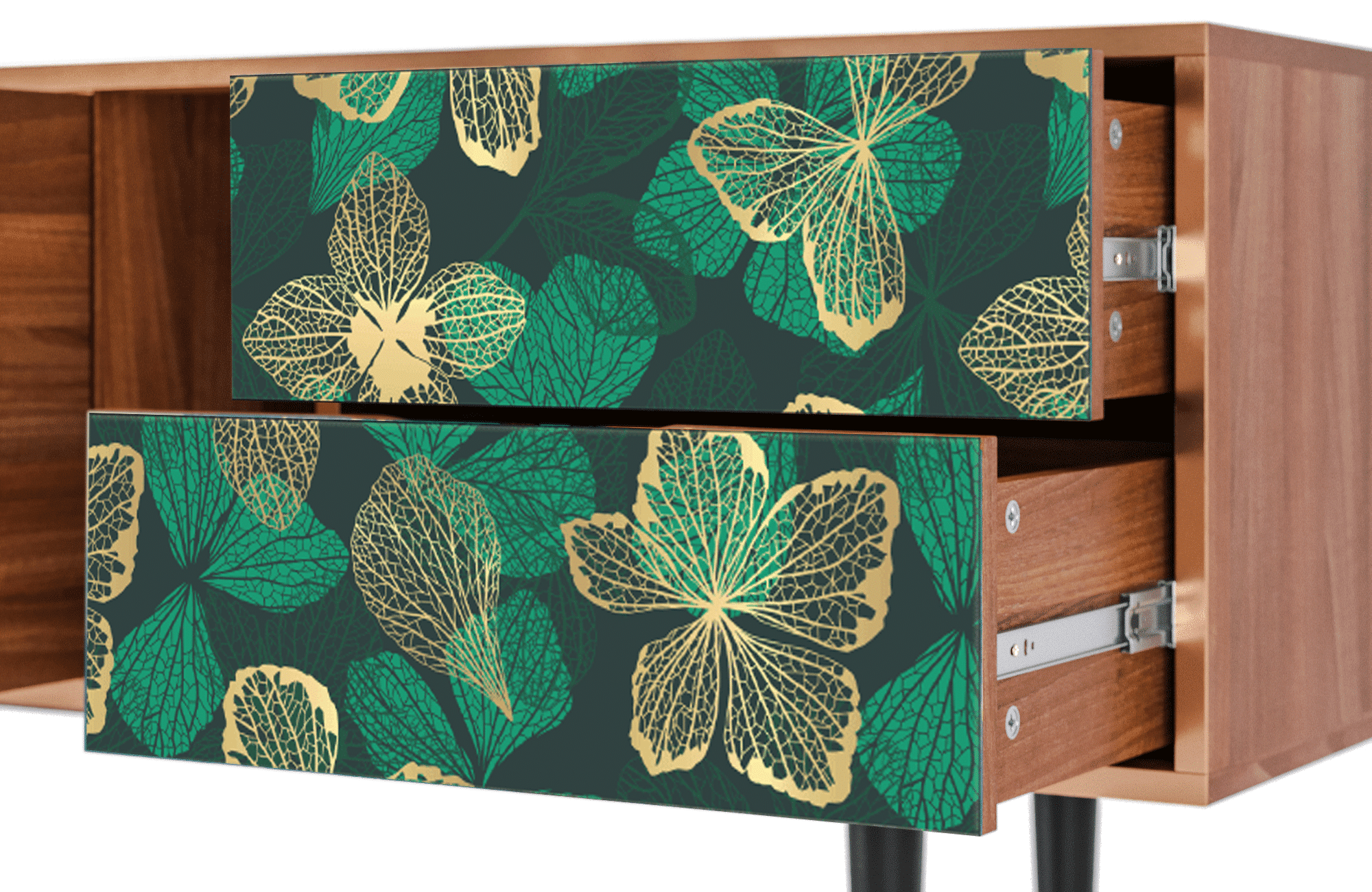 Sideboard – STORYZ – T1 Green Flower – Walnut Sideboard - STORYZ - T1 Green Flower - Walnut