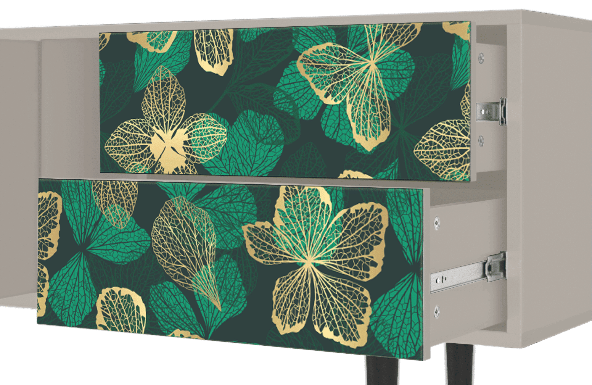 Sideboard – STORYZ – T1 Green Flower – Sand Sideboard - STORYZ - T1 Green Flower - Sand