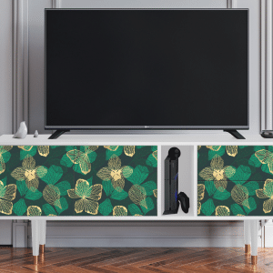 Sideboard - STORYZ - T1 Green Flower - White