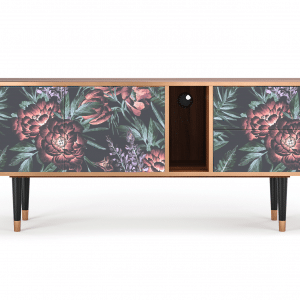 Sideboard - STORYZ - T1 Dark Peonies - Walnut