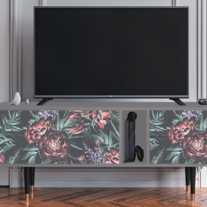 Sideboard - STORYZ - T1 Dark Peonies - Grey