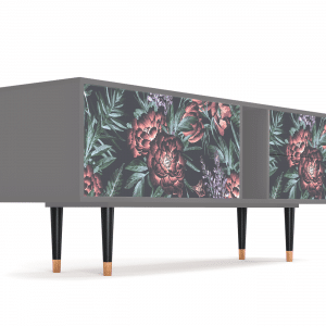 Sideboard - STORYZ - T1 Dark Peonies - Grey