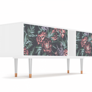 Sideboard - STORYZ - T1 Dark Peonies - White