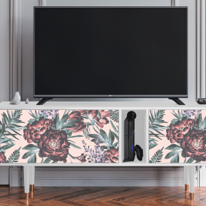 Sideboard - STORYZ - T1 Peach Peonies - White