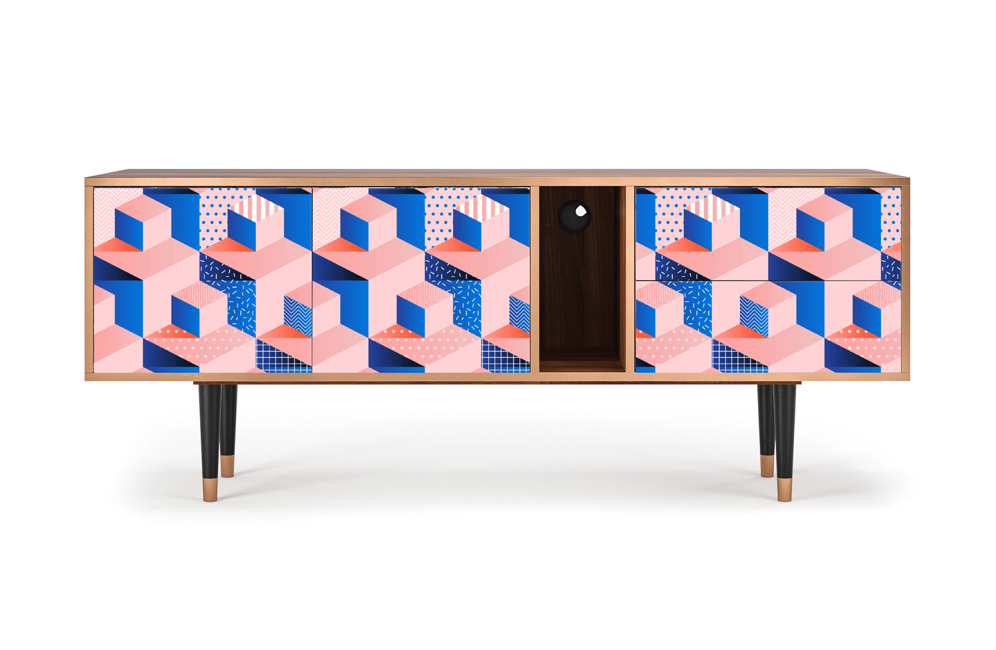 Sideboard – STORYZ – T1 Pinky Squares – Walnut Sideboard - STORYZ - T1 Pinky Squares - Walnut