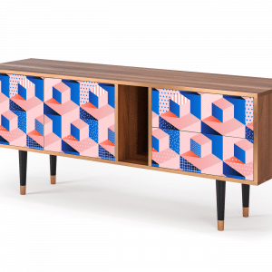 Sideboard - STORYZ - T1 Pinky Squares - Walnut