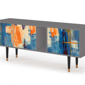 Sideboard - STORYZ - T1 Abstract Expressionism - Grey