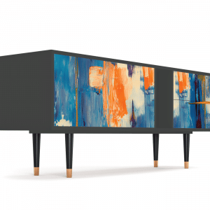 Sideboard - STORYZ - T1 Abstract Expressionism - Antracite