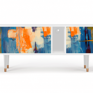 Sideboard - STORYZ - T1 Abstract Expressionism - White