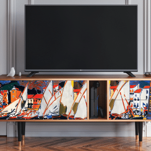 Sideboard - STORYZ - T1 Le Séchage des voiles  - Walnut