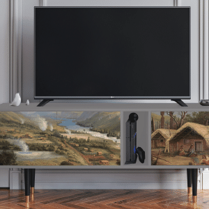 Sideboard - STORYZ - T1 View Across the Plains  - Grey