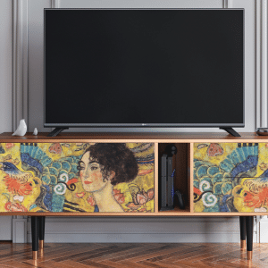 Sideboard - STORYZ - T1 Lady with Fan by Klimt - Walnut
