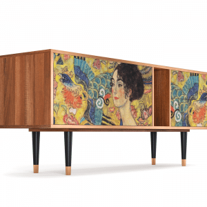 Sideboard - STORYZ - T1 Lady with Fan by Klimt - Walnut