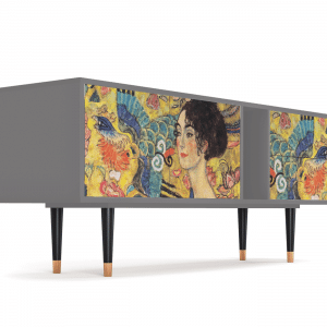 Sideboard - STORYZ - T1 Lady with Fan by Klimt - Grey