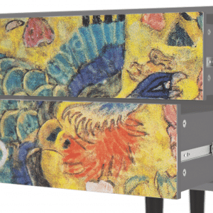 Sideboard - STORYZ - T1 Lady with Fan by Klimt - Grey