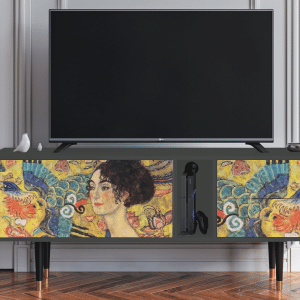 Sideboard - STORYZ - T1 Lady with Fan by Klimt - Antracite