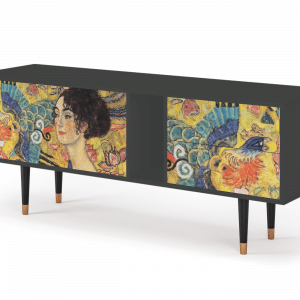 Sideboard - STORYZ - T1 Lady with Fan by Klimt - Antracite