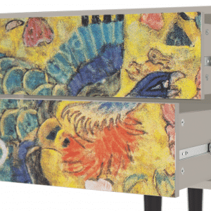 Sideboard - STORYZ - T1 Lady with Fan by Klimt - Sand
