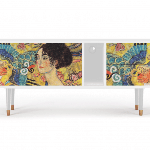 Sideboard - STORYZ - T1 Lady with Fan by Klimt - White