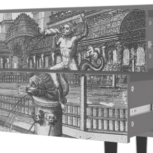 Sideboard - STORYZ - T1 View of the Piazza - Grey