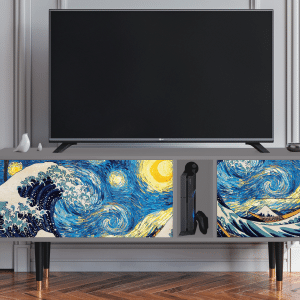 Sideboard - STORYZ - T1 Great Wave - Grey
