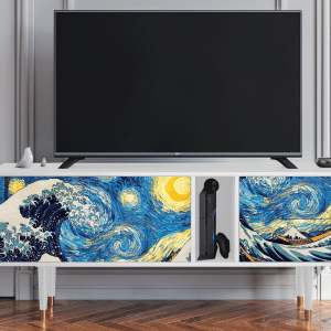 Sideboard - STORYZ - T1 Great Wave - White