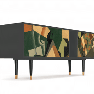 Sideboard - STORYZ - T1 Glass and Checkerboard - Antracite