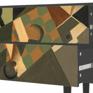Sideboard - STORYZ - T1 Glass and Checkerboard - Antracite