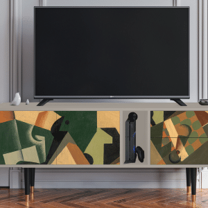 Sideboard - STORYZ - T1 Glass and Checkerboard - Sand