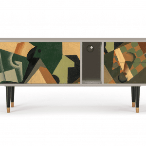 Sideboard - STORYZ - T1 Glass and Checkerboard - Sand