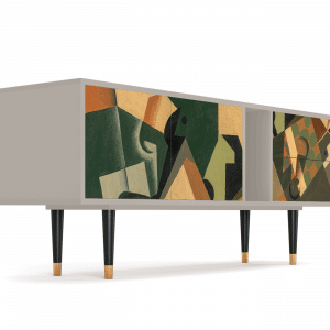 Sideboard - STORYZ - T1 Glass and Checkerboard - Sand