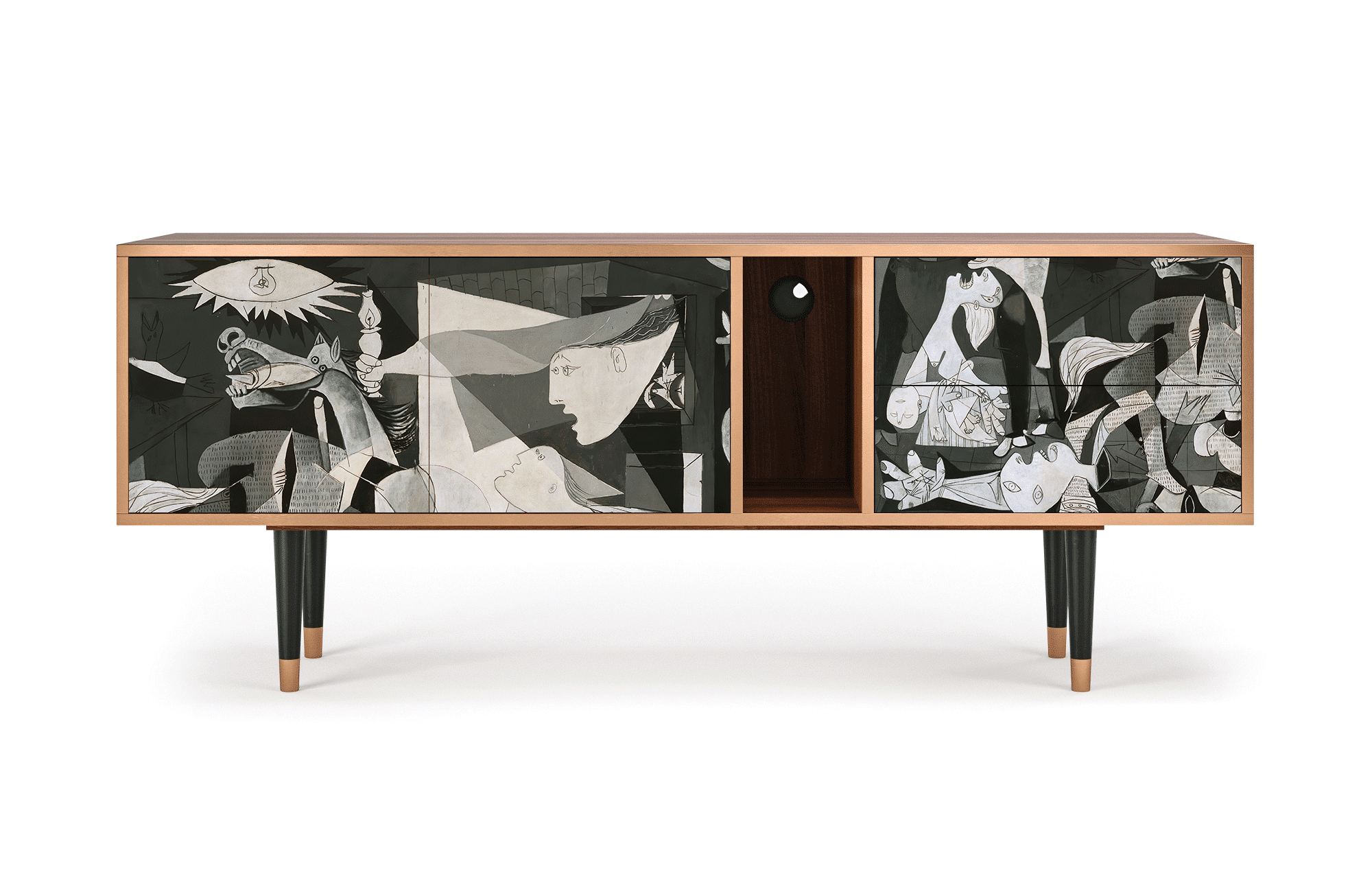 Sideboard – STORYZ – T1 Guernica by Picasso – Walnut Sideboard - STORYZ - T1 Guernica by Picasso - Walnut