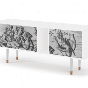 Sideboard - STORYZ - T1 Blau Schuyte - White