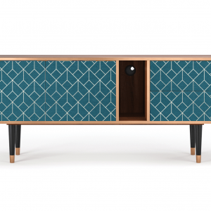 Sideboard - STORYZ - T1 Turquoise Geometry - Walnut
