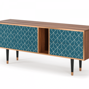 Sideboard - STORYZ - T1 Turquoise Geometry - Walnut