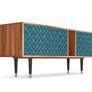 Sideboard - STORYZ - T1 Turquoise Geometry - Walnut