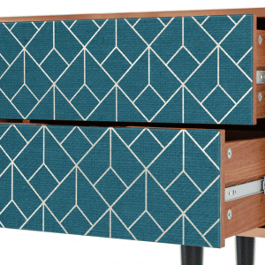 Sideboard - STORYZ - T1 Turquoise Geometry - Walnut