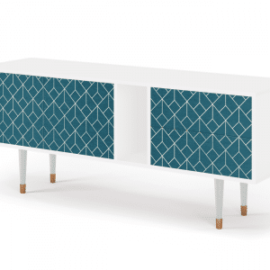 Sideboard - STORYZ - T1 Turquoise Geometry - White