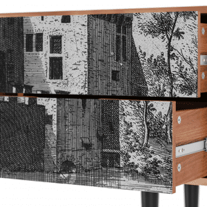 Sideboard - STORYZ - T1 Castle with Bridge - Walnut