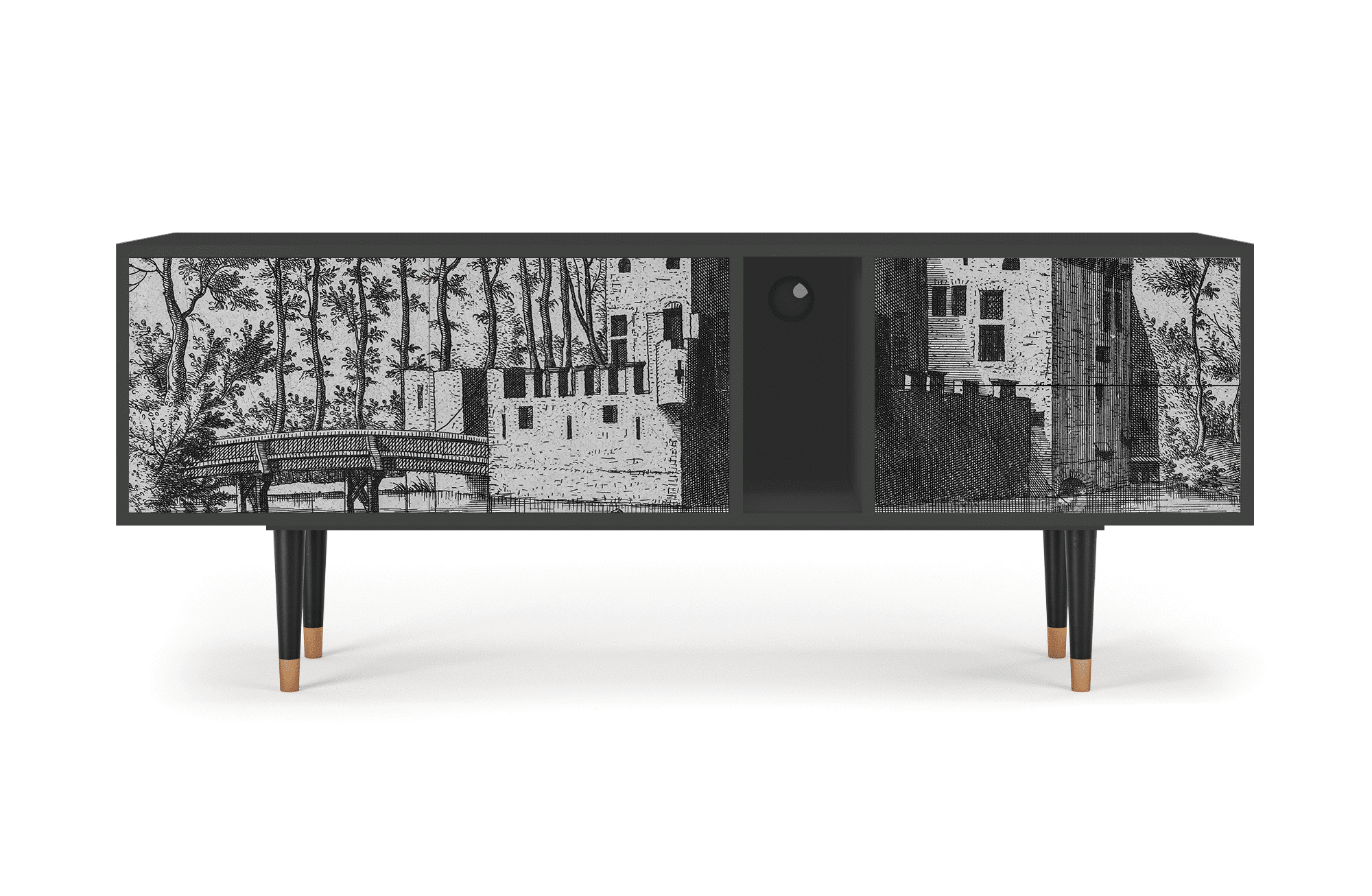 Sideboard – STORYZ – T1 Castle with Bridge – Antracite Sideboard - STORYZ - T1 Castle with Bridge - Antracite